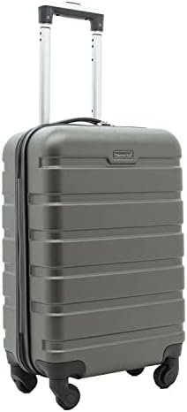 Travelers Club Harper Luggage, Charcoal, 22-Inch Carry-On - Image 3