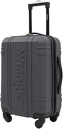 Wrangler Astral Hardside Luggage, Dark Shadow, 20-Inch Carry-On - Image 7