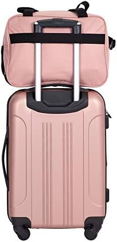 Travelers Club Midtown Hardside Luggage Travel, Rose Gold, 4-Piece Set - Image 2