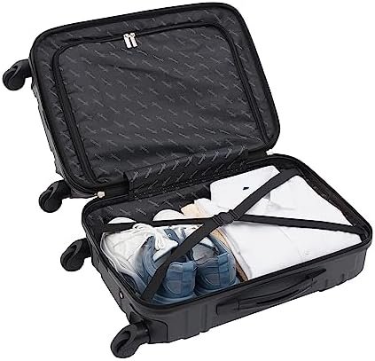 Wrangler Astral Hardside Luggage, Dark Shadow, 20-Inch Carry-On - Image 5