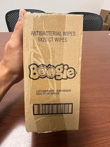 Antibacterial Hand Wipes by Boogie, Alcohol Free, Hypoallergenic and Moisturizing Aloe, Hand Wipes for Kids and Adults, 5 Packs of 20 (100 Total Wipes) - Image 9