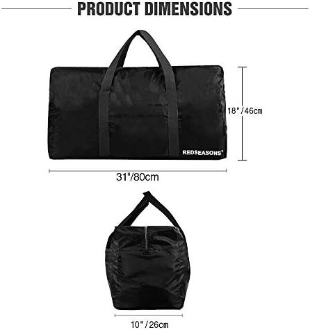 Extra Large Duffle Bag Lightweight, 96L Travel Duffle Bag Foldable for Men Women, Black - Image 3