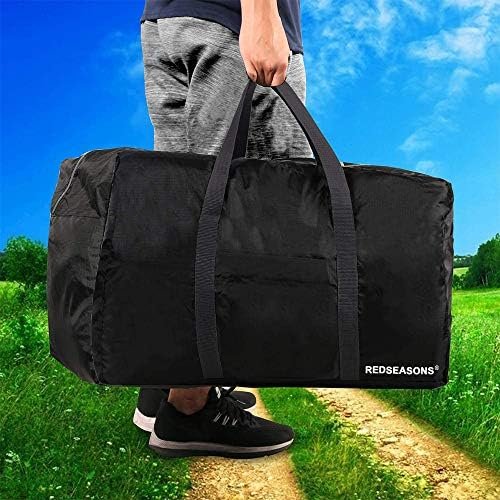 Extra Large Duffle Bag Lightweight, 96L Travel Duffle Bag Foldable for Men Women, Black - Image 4